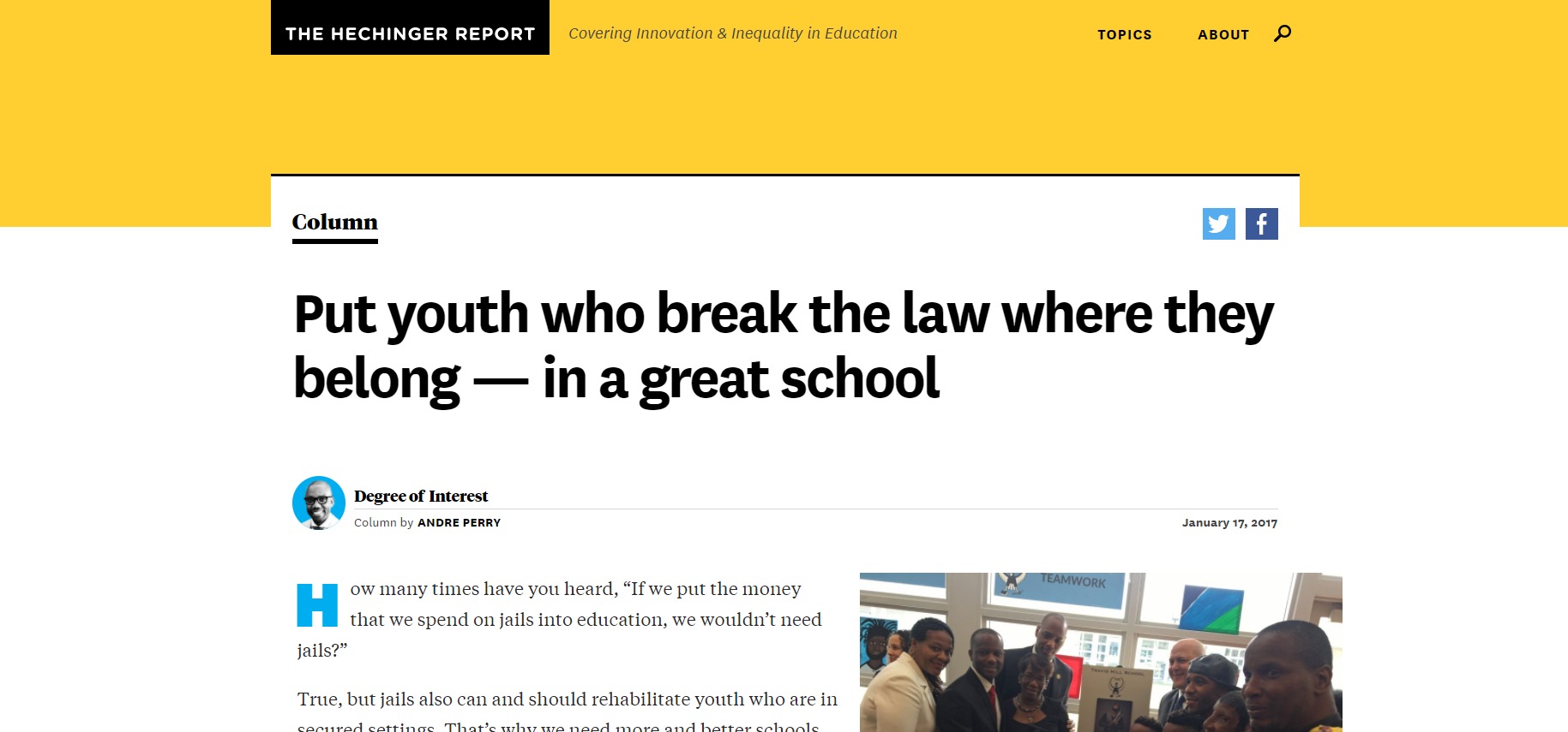 Put youth who break the law where they belong in a great school The  Hechinger Report - kappanonline.org