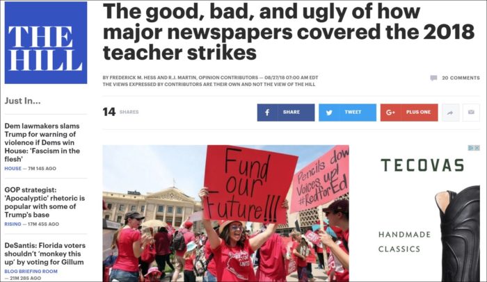 good bad ugly teacher strike coverage hill