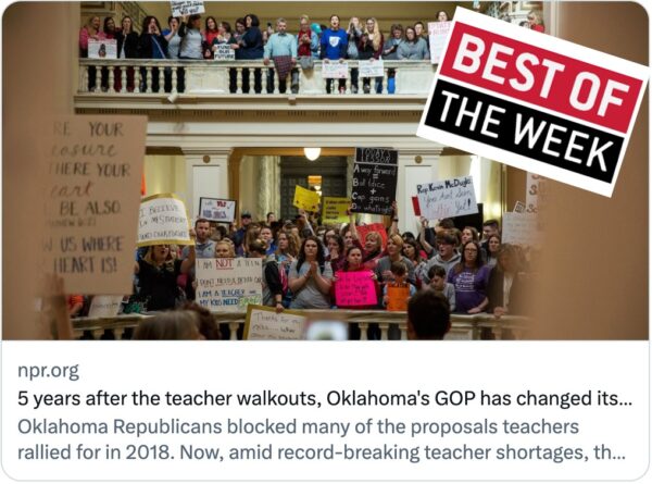 Downplaying Fauci and Weingarten, the Republican reversal, & 10 new education reporters: Best Education Journalism of the Week (4/28/23)
