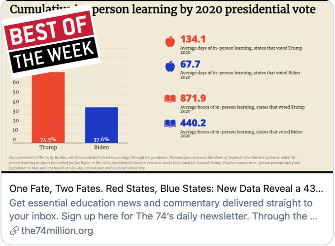 The politics of reopening, reimagining K12 education coverage, and contextualizing CRT: Best education journalism of the week June 11