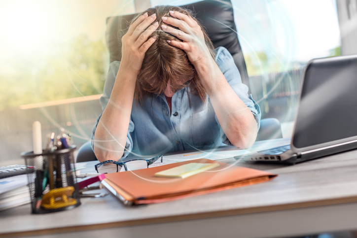 Experienced teacher worn out from mentoring new colleague 