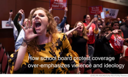 How school board protest coverage over-emphasizes violence and ideology
