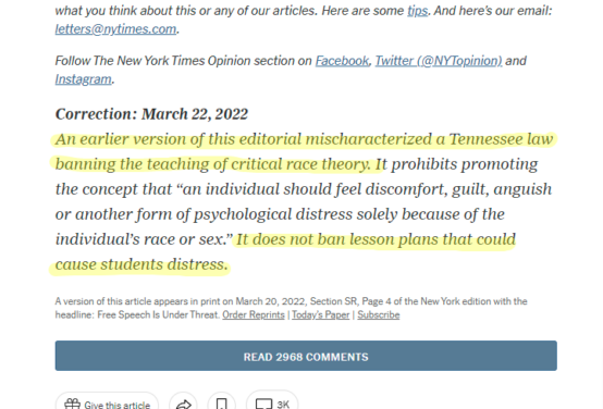 No, anti-CRT laws don’t actually outlaw lessons that might make students uncomfortable.