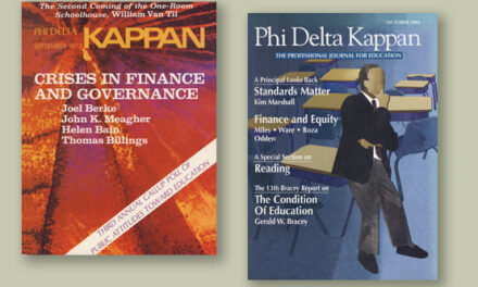 Fair financing of public schools, as seen by Kappan authors 