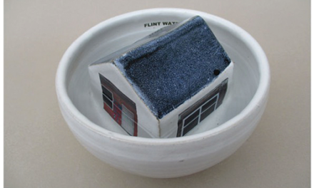 Flint Water Crisis: House in Bowl of Water 