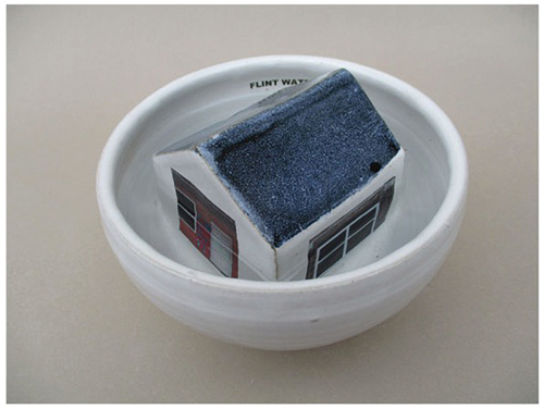 Flint Water Crisis: House in Bowl of Water 