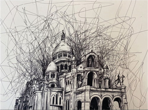 Chaos at Sacré Coeur 