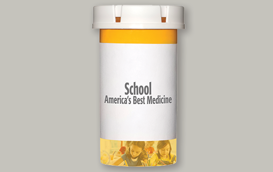 Education is the best medicine 