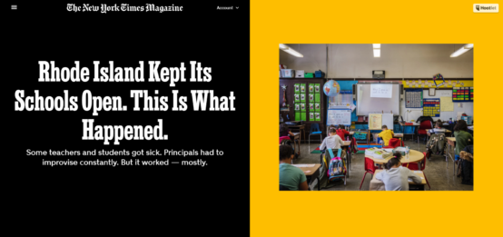 How the NYT’s Susan Dominus reported on Providence schools without going into classrooms