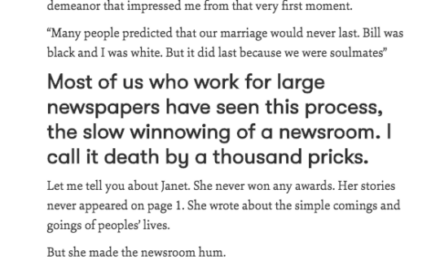 Furlough journal, day 2; losing the newsroom