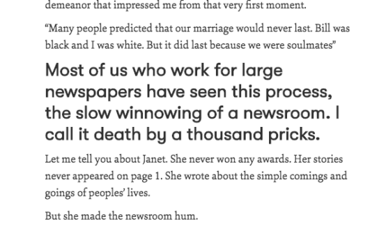 Furlough journal, day 2; losing the newsroom