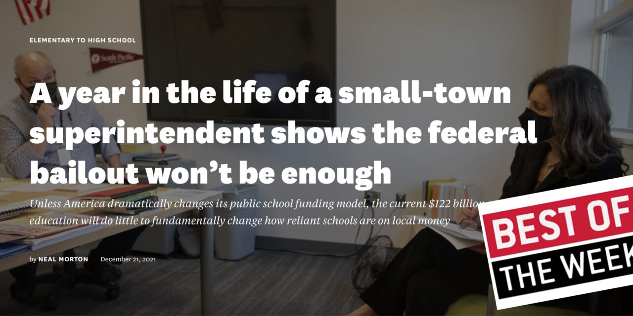 Schools open amid Omicron, why ‘remote’ reporting doesn’t work, & COVID coverage backlash: 🏆 Best Education Journalism of the Week 🏆 (1/7/2022)