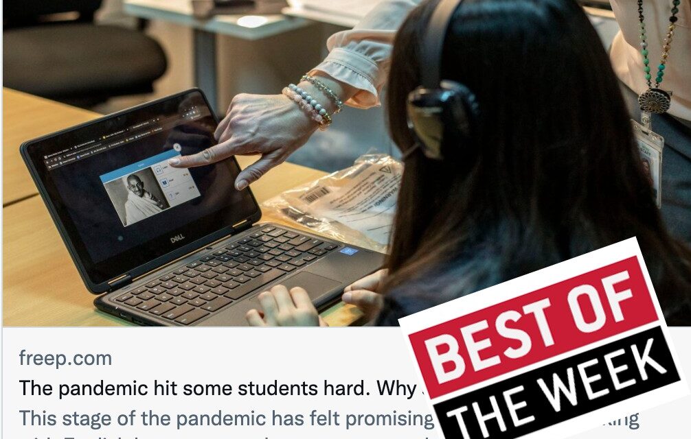 Schools adapt to Omicron, how reporters stay safe, & the AP’s new $1M education initiative: 🏆 Best Education Journalism of the Week 🏆 (1/28/2022)