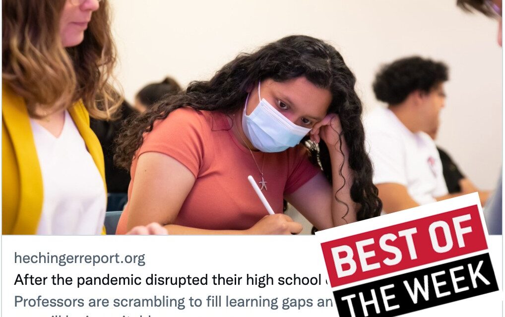 Struggling students, parents as reporters, and 2 big hires at the New York Times and AP: 🏆 Best Education Journalism of the Week 🏆 (4/8/2022)