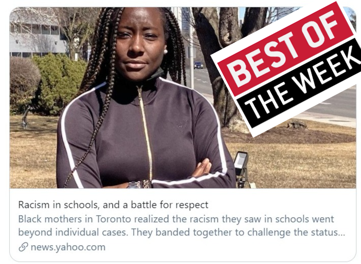 Moms fighting school racism, Weingarten’s publicity tour, & how to cover immigrant EL students: 🏆 Best education journalism of the week (5/21/21) 🏆