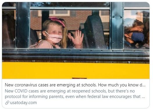 Smart ways to report on COVID cases detected in schools