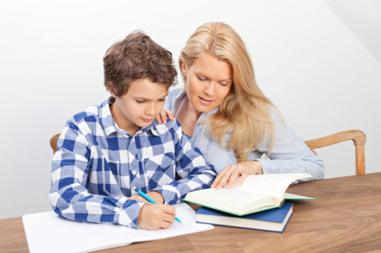 How can teacher tell a mother to stop doing her son’s work? 