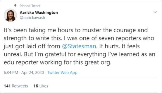 How I survived being laid off from my first newspaper job