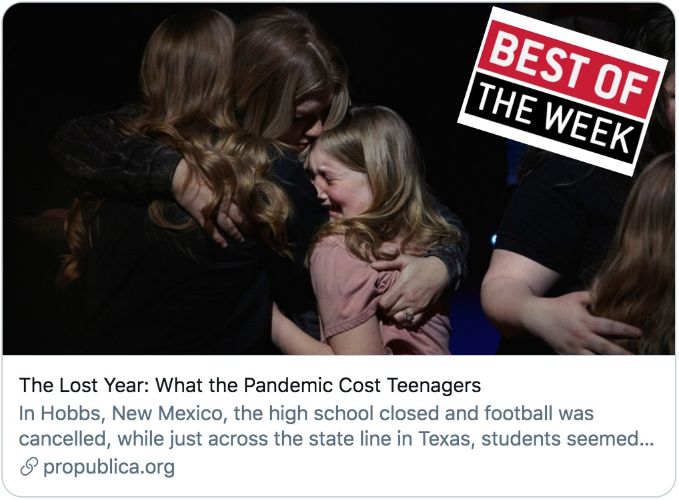 High school dreams denied, K-12 COVID stories of the year: The best education journalism of the week