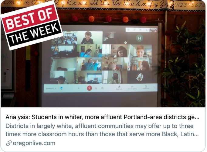 Short shrift in Portland, the rise of conflict journalism, a new rationale for public editors: Best education journalism of the week 04/09