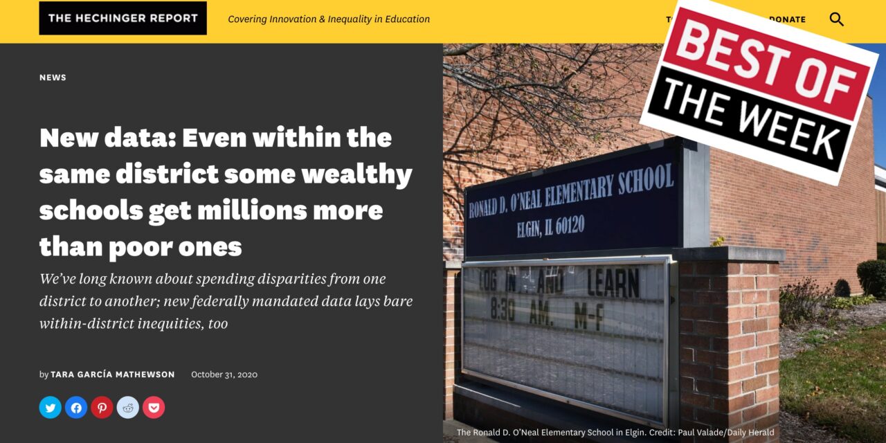 Best education journalism of the week — November 6