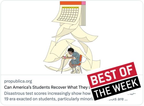 More bad NAEP news, kids stranded by ‘complacency and inertia,’ & a cute kid interview: Best Education Journalism of the Week (6/23/23)