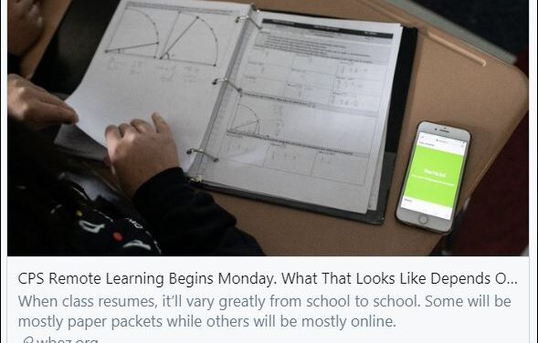 All eyes on Chicago schools – #CoveringCOVID19 04/08/2020