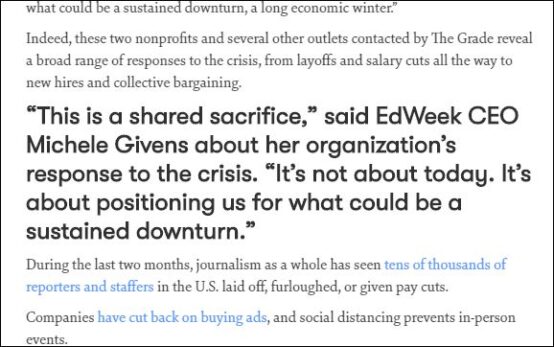 Furloughs, PPP, and new hires; how education news is responding to the COVID crisis