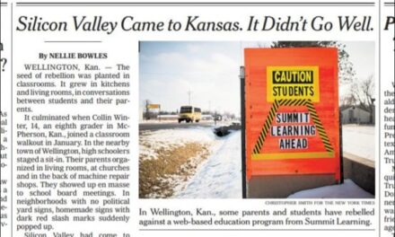 The New York Times wrote a big story about online learning in Kansas. It didn’t go well.