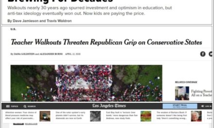 Oklahoma teacher walkout coverage was abundant, though marred by partisan politics