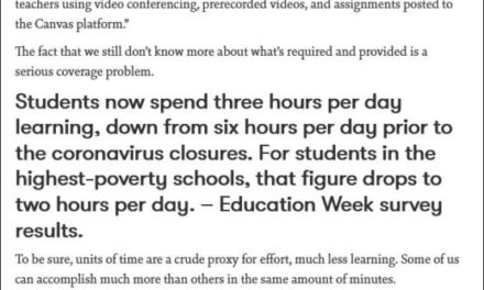 Two hours a day!? Remote learning provides meager offerings for low-income kids