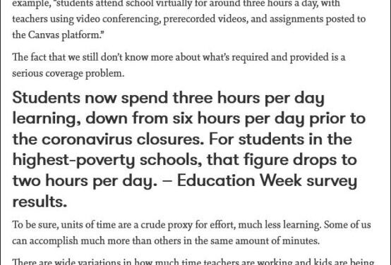 Two hours a day!? Remote learning provides meager offerings for low-income kids
