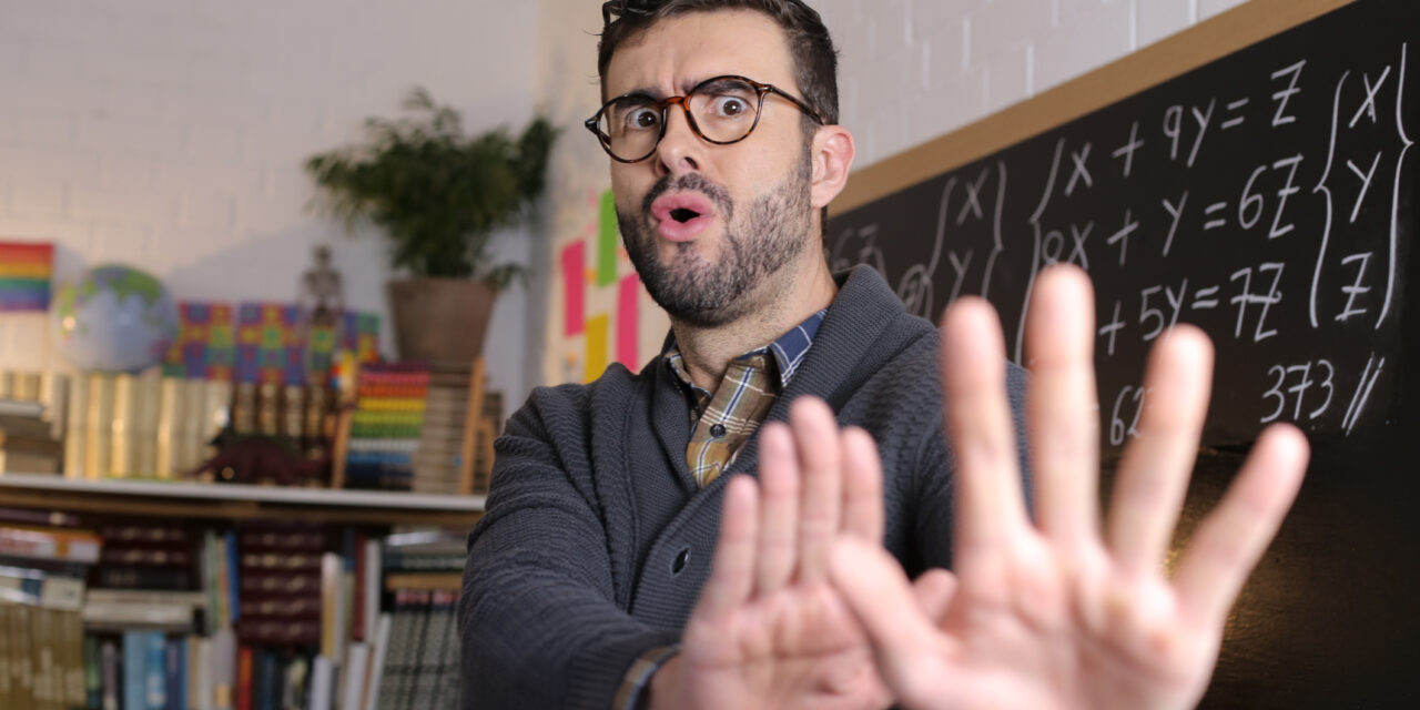 Teaching assistant won’t address unwanted behaviors 