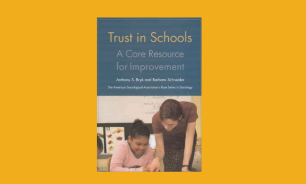 Book recommendation: Trust in Schools