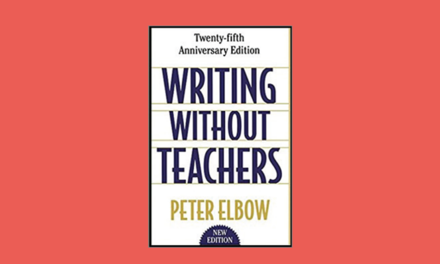 Book recommendation: Writing Without Teachers