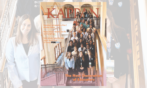 Helping new teachers and writing for Kappan