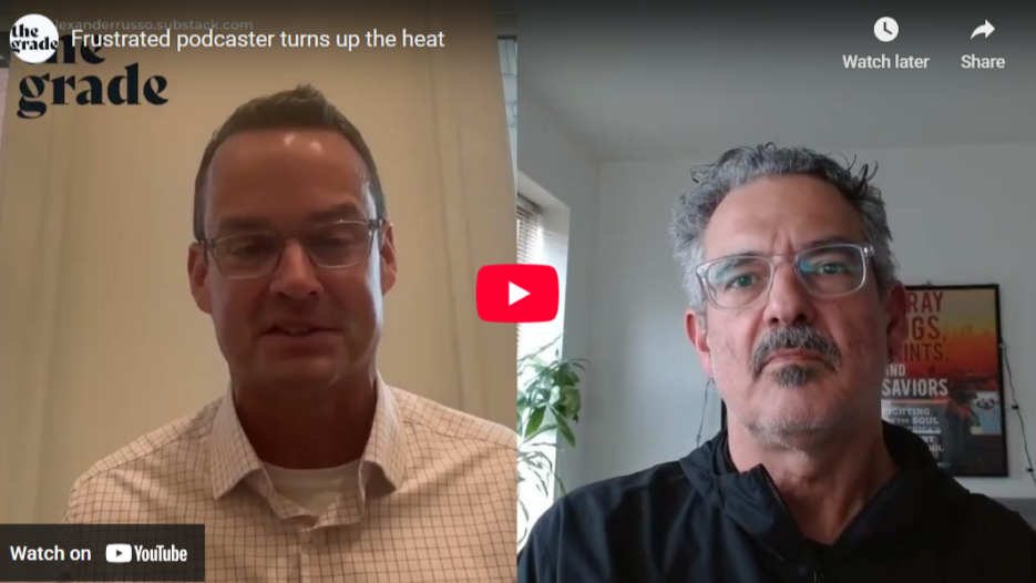 Frustrated podcaster turns up the heat